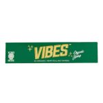 VIBES PAPERS 1PK-33CT KING SIZE ORGANIC GREEN