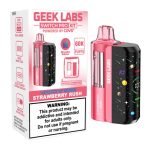 Geek Labs Switch Pro Kit Nixodine 60K Puff Disposable Strawberry Rush