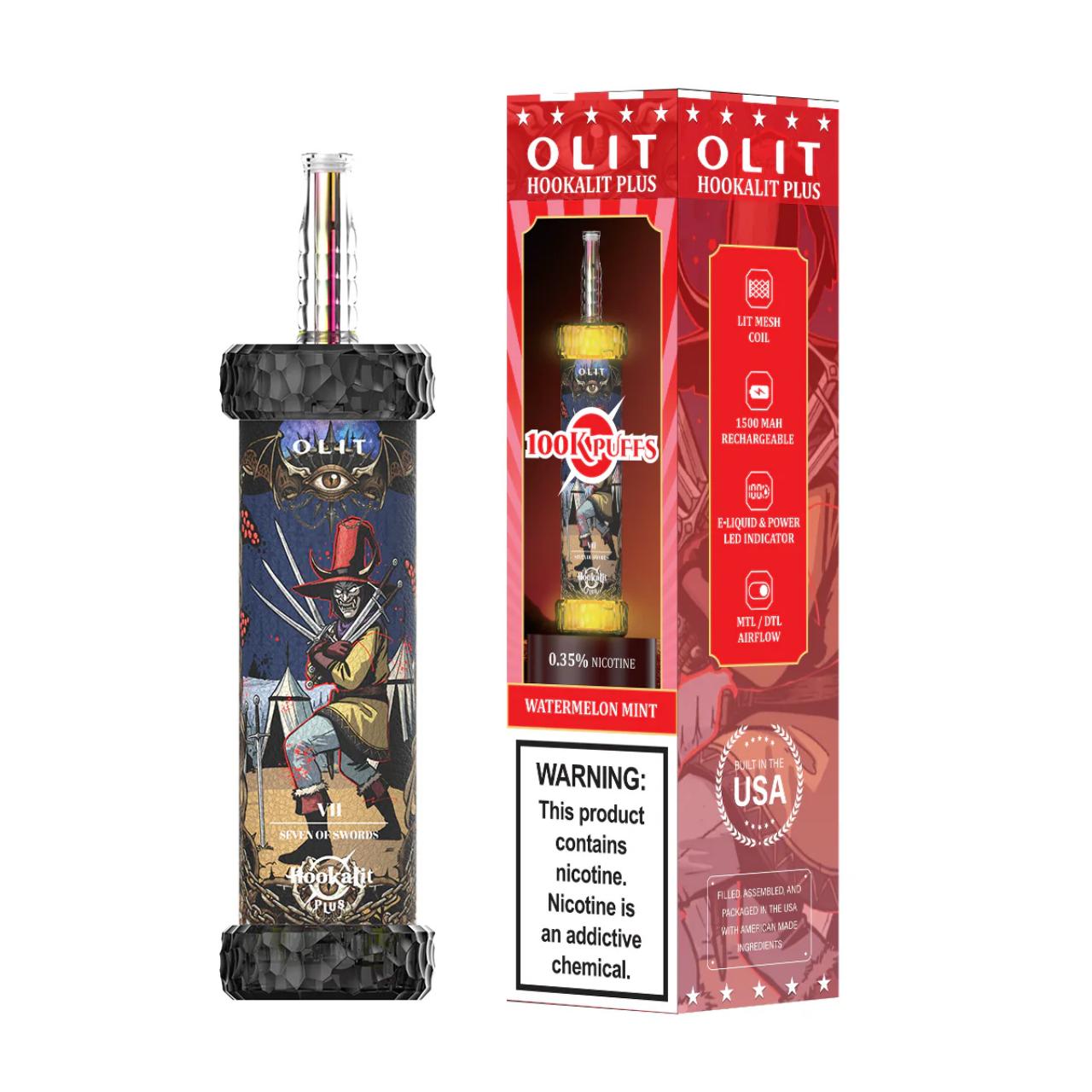 OLIT Hookalit Plus 100K Puff Disposable Watermelon Mint
