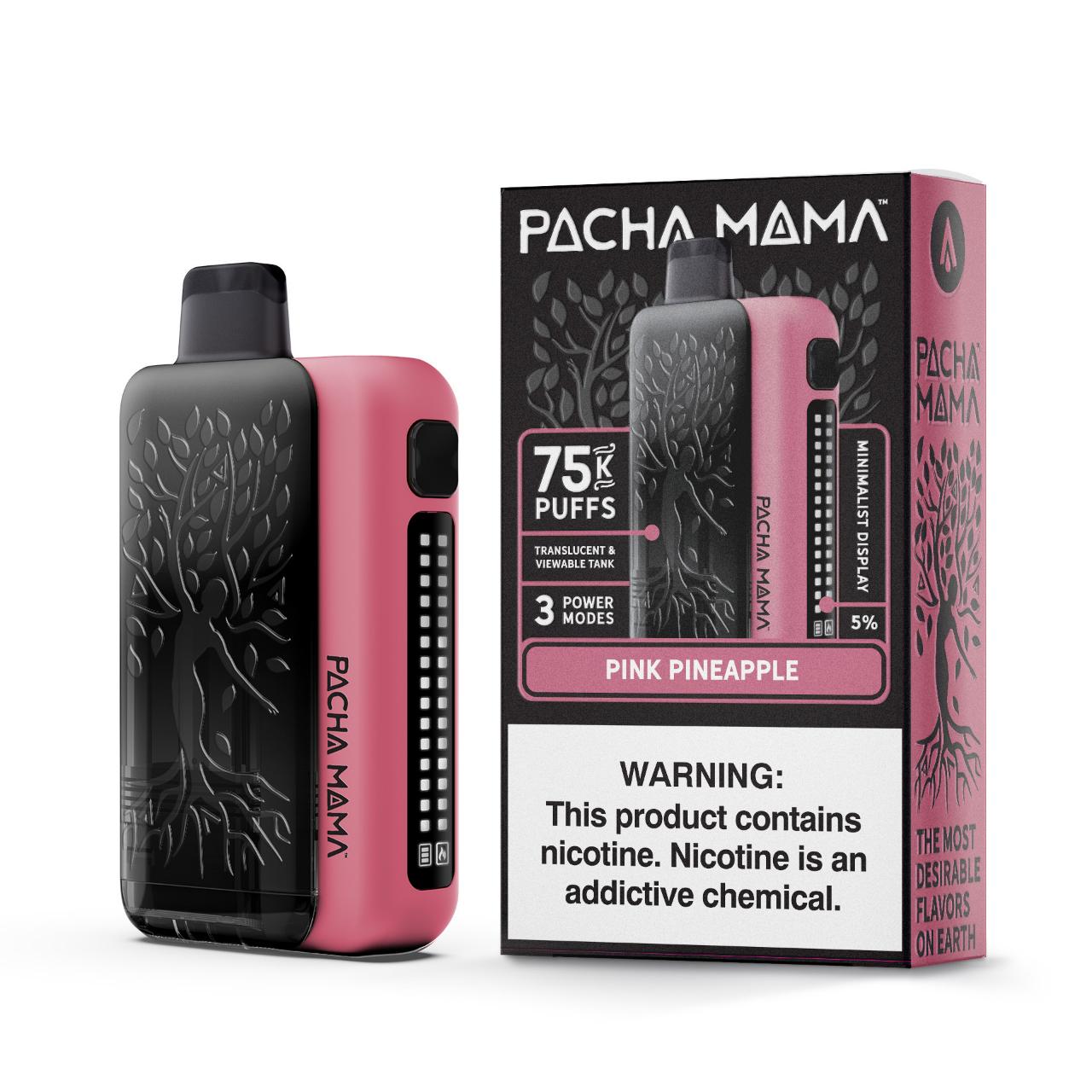 Pachamama 75K Puff Disposable Pink Pineapple