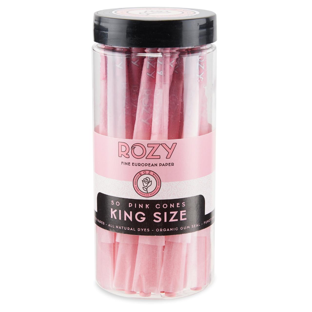 Rozy Pink Cones 50ct Jar Rozy Pink Cones 50ct Jar