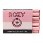 Rozy Pink Tips Prerolled 7MM Tips 1PK Angle 1
