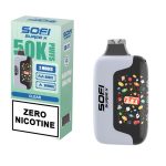 Sofi Surge Zero Nicotine 50000 Puff Disposable Clear