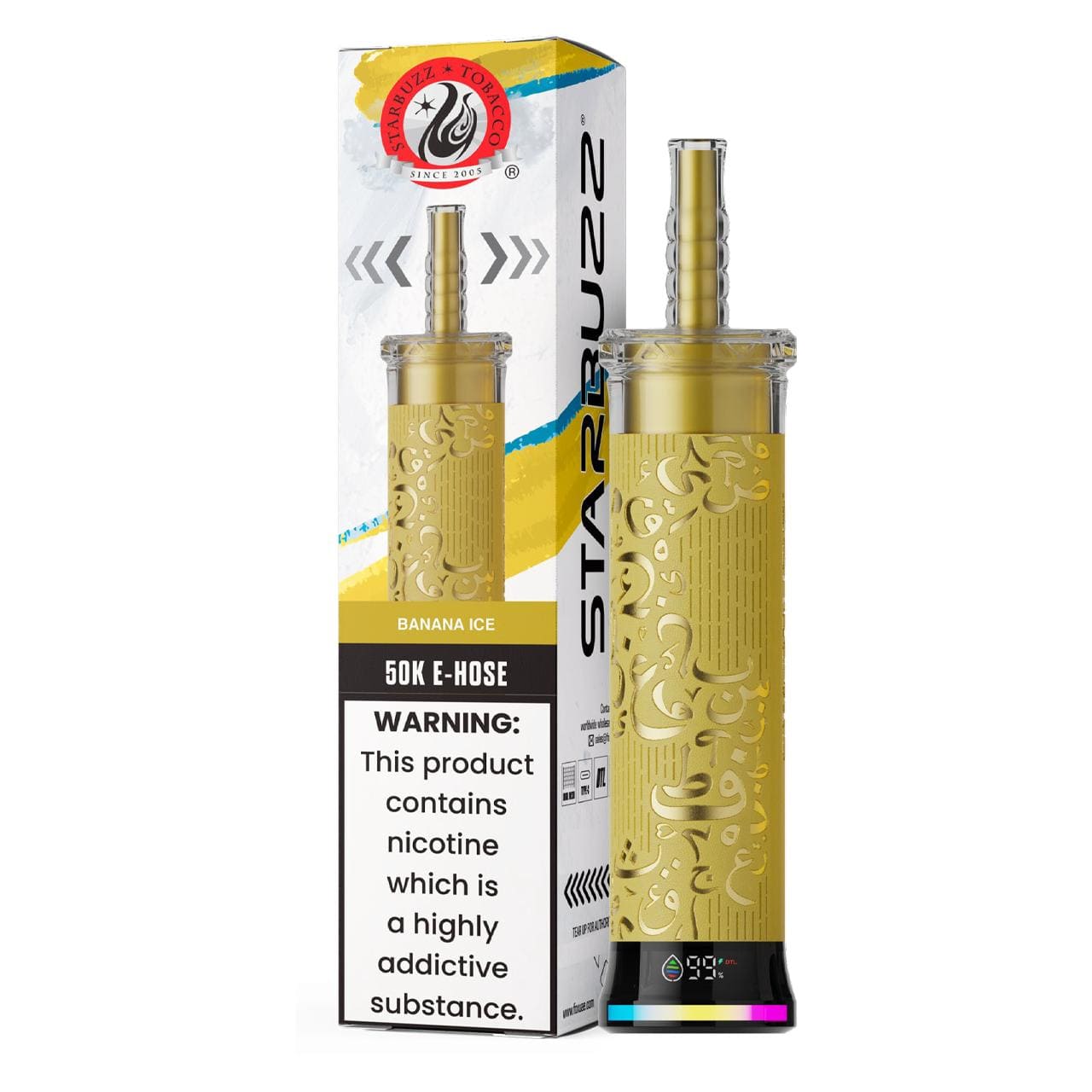 Starbuzz E Hose 50K Puff Disposable Banana-Ice