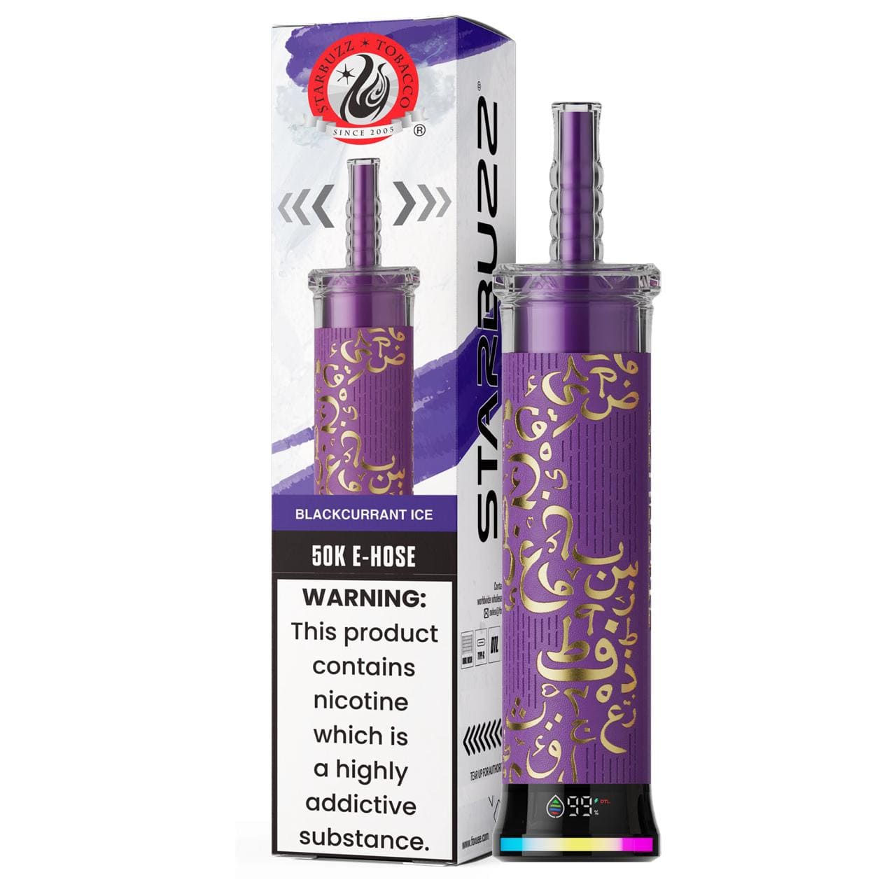Starbuzz E Hose 50K Puff Disposable Blackcurrant-Ice