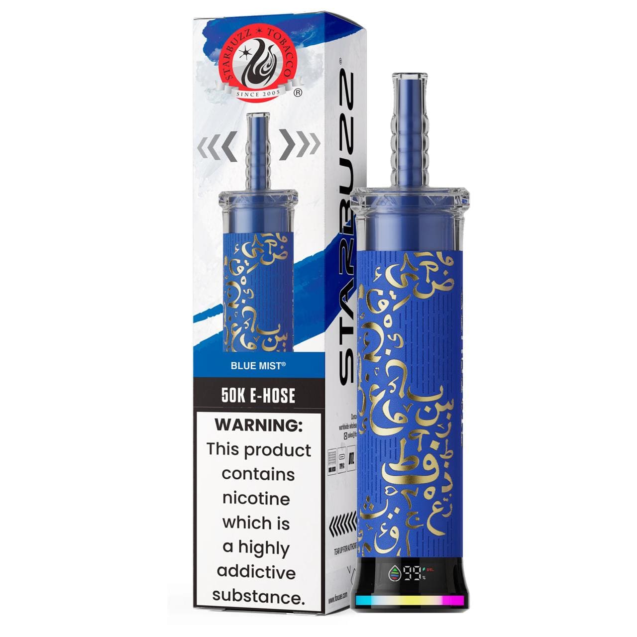 Starbuzz E Hose 50K Puff Disposable Blue-Mist