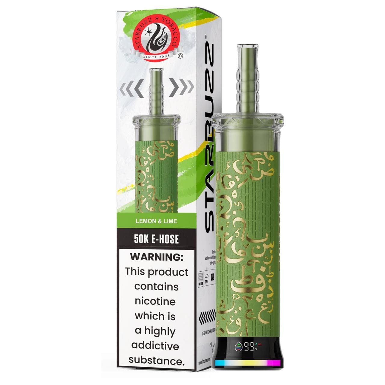 Starbuzz E Hose 50K Puff Disposable Lemon-&-Lime