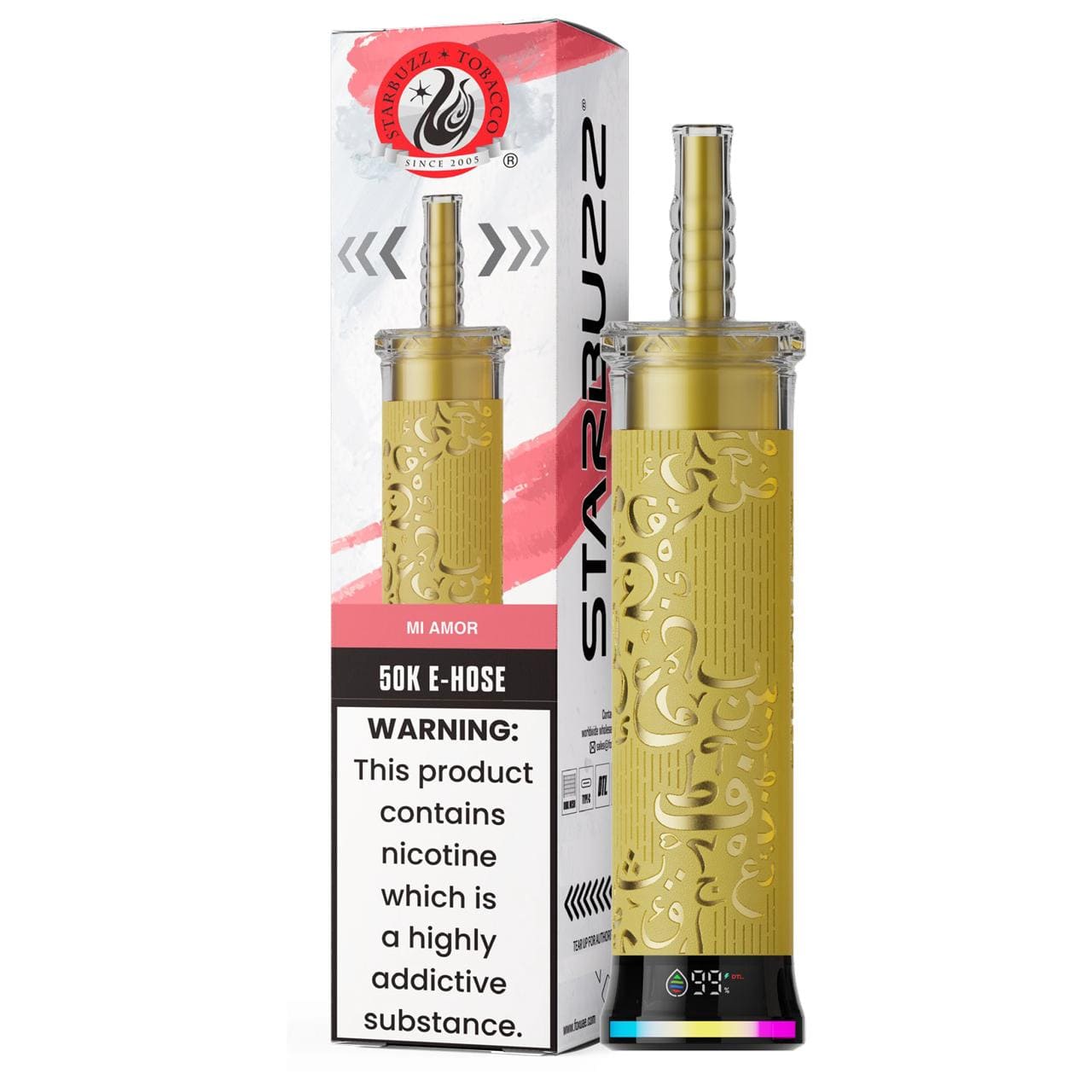 Starbuzz E Hose 50K Puff Disposable Mi-Amor