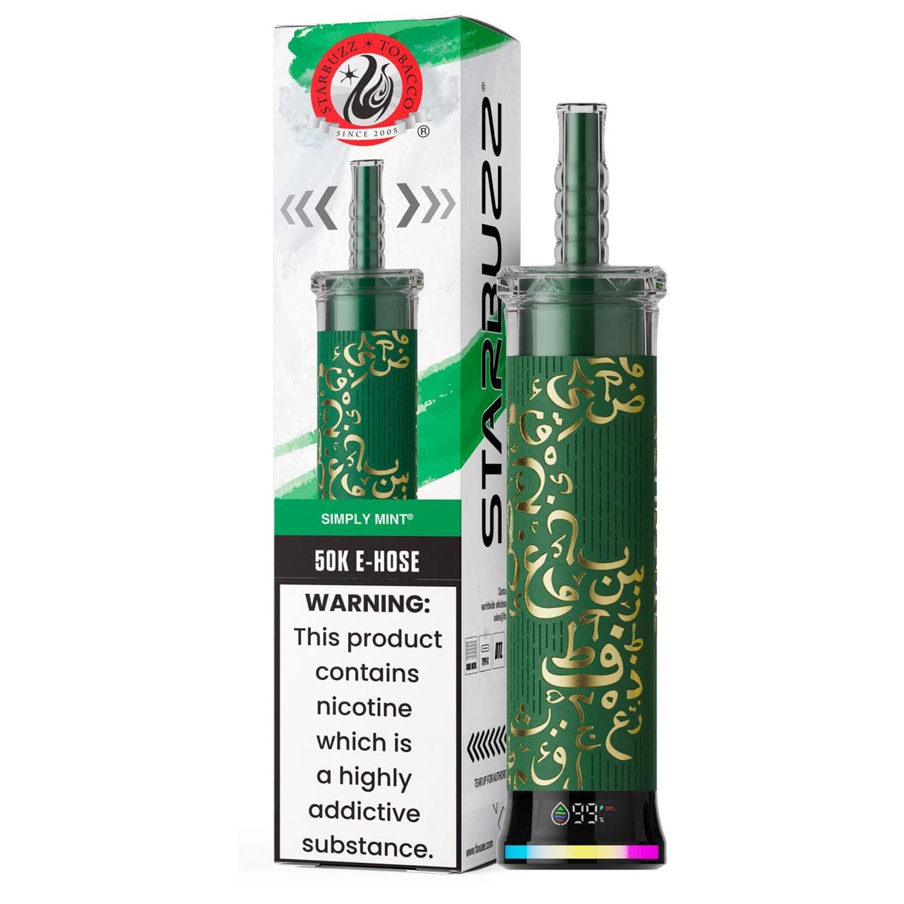 Starbuzz E Hose 50K Puff Disposable Simply-Mint
