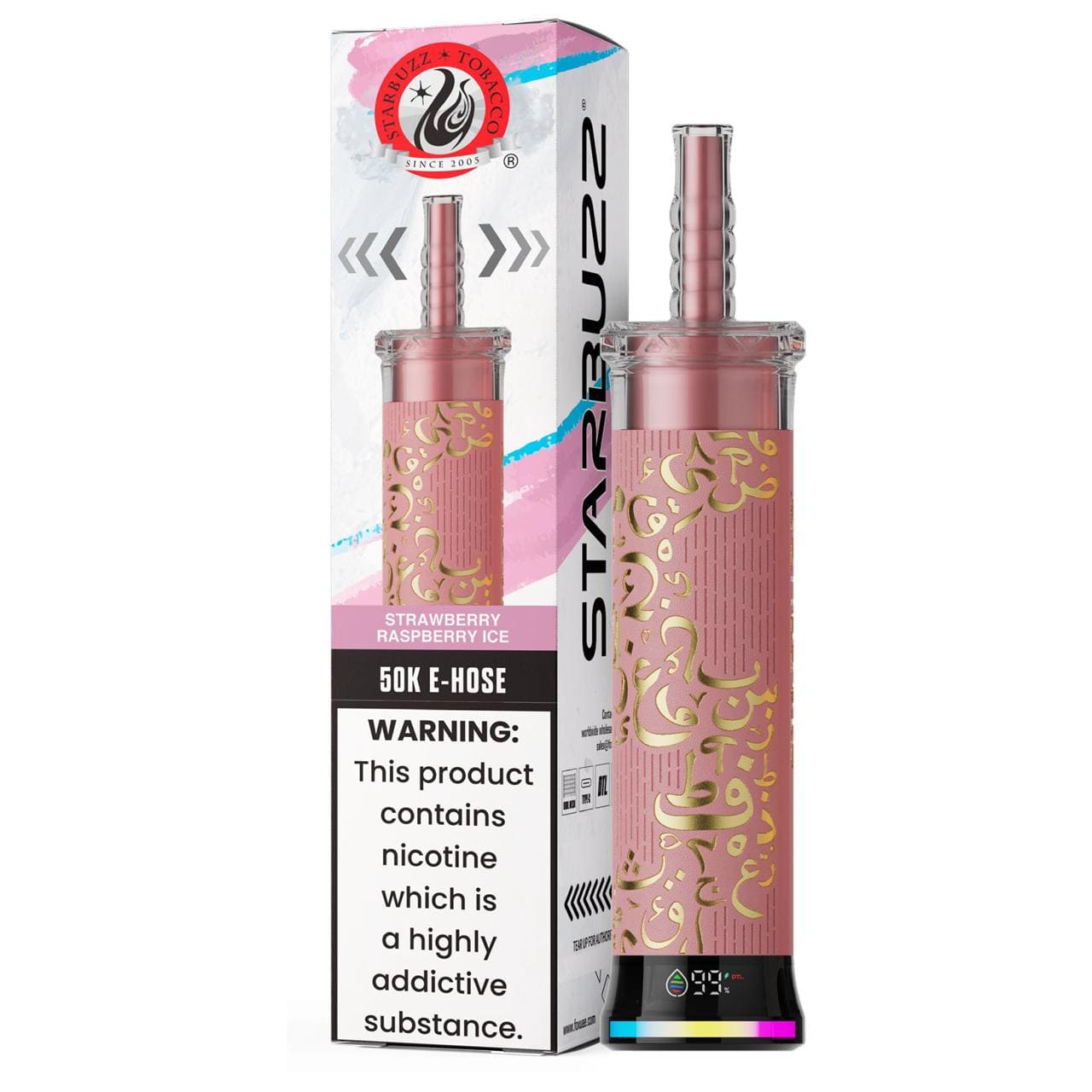 Starbuzz E Hose 50K Puff Disposable Strawberry-Raspberry-Ice