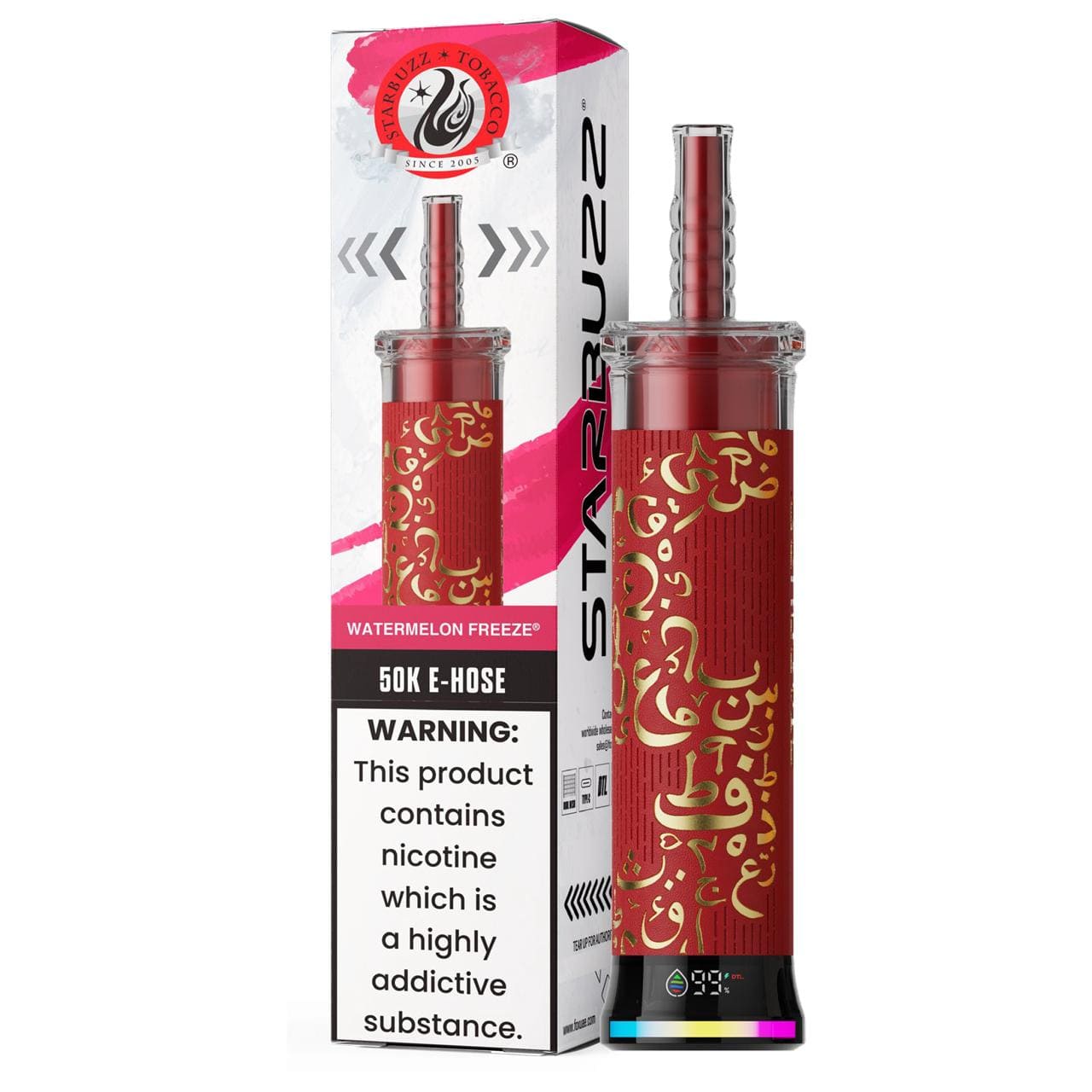Starbuzz E Hose 50K Puff Disposable Watermelon-Freeze