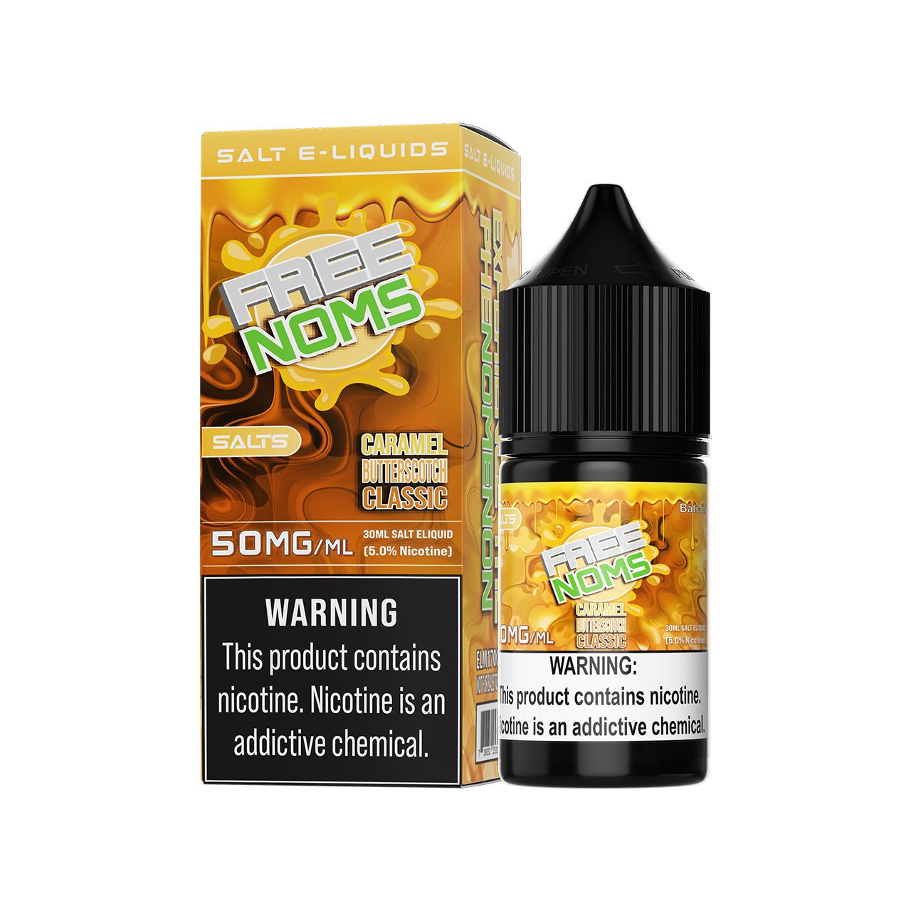 NomEnon Salt 30ml E-Juice Caramel-Butterscotch-Classic 50mg NomEnon Salt 30ml E-Juice Caramel-Butterscotch-Classic 50mg