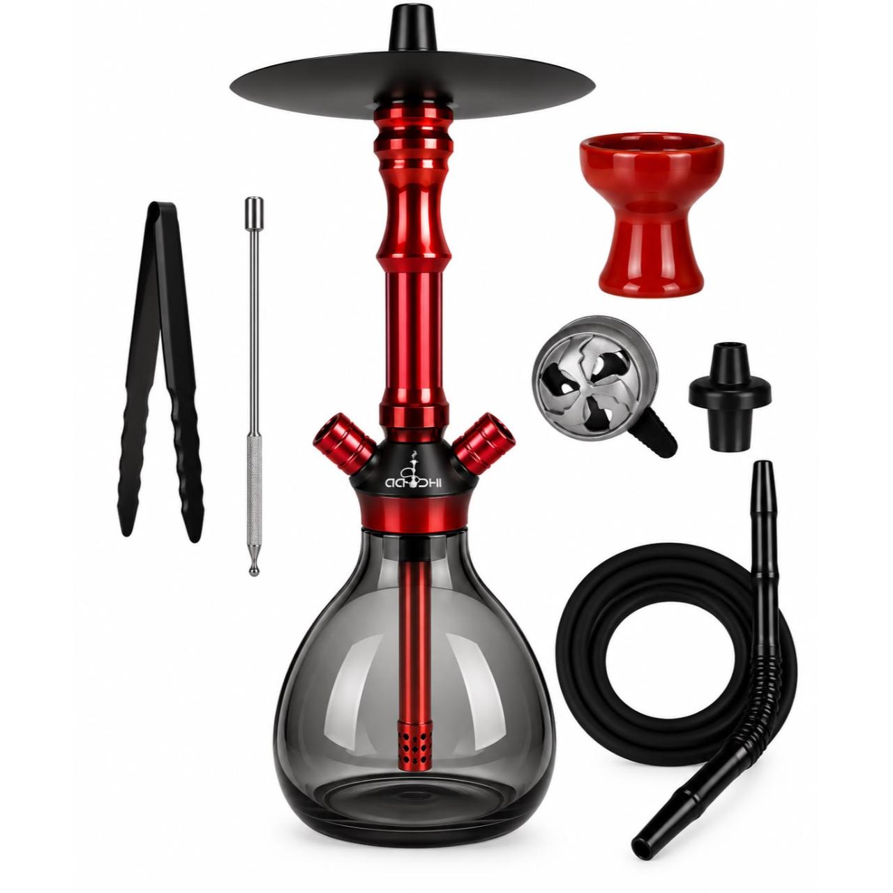 Aadhi Special Edition Rose Hookah Kit Red Aadhi Special Edition Rose Hookah Kit Red