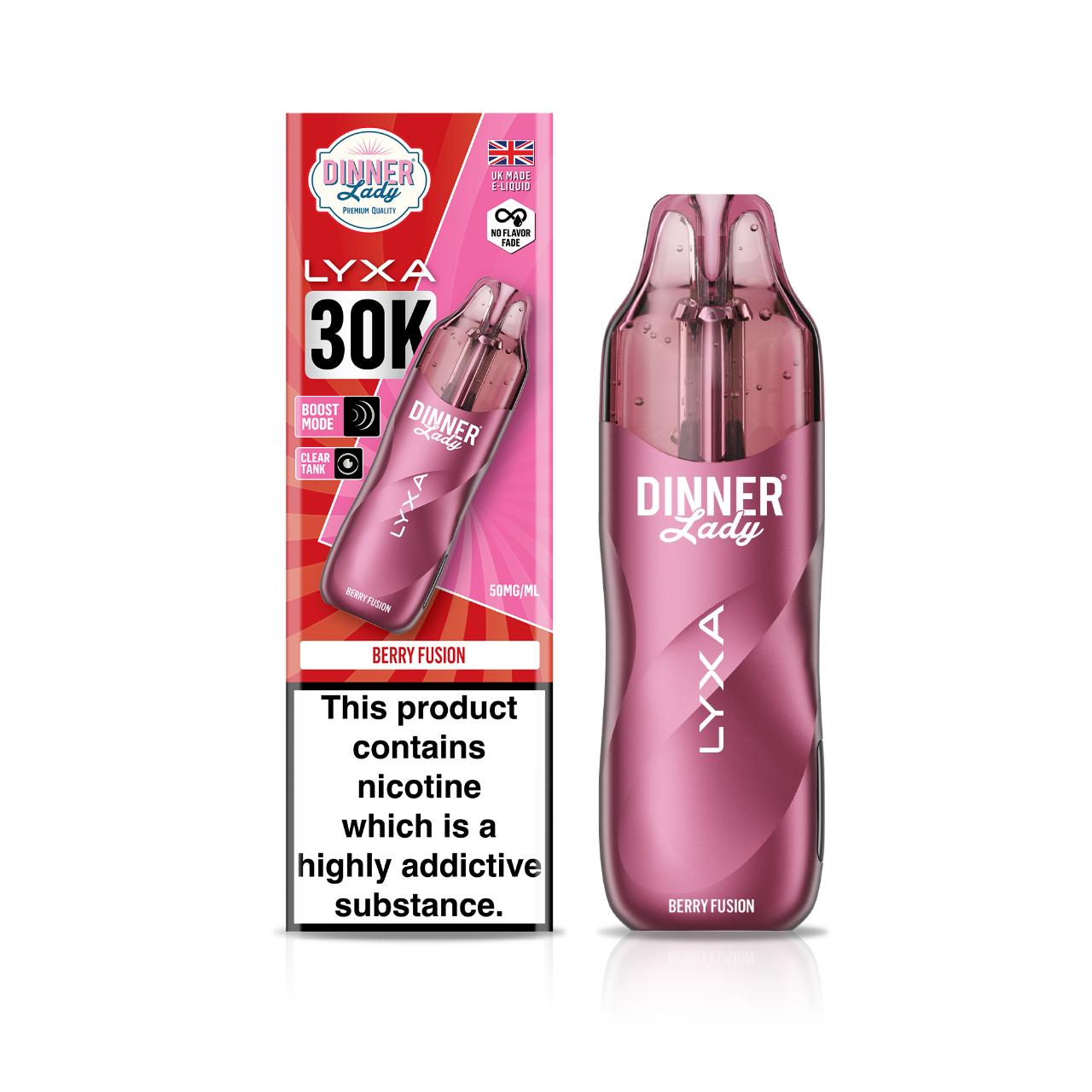 Dinner Lady LYXA 30K Puff Disposable Berry Fusion Dinner Lady LYXA 30K Puff Disposable Berry Fusion