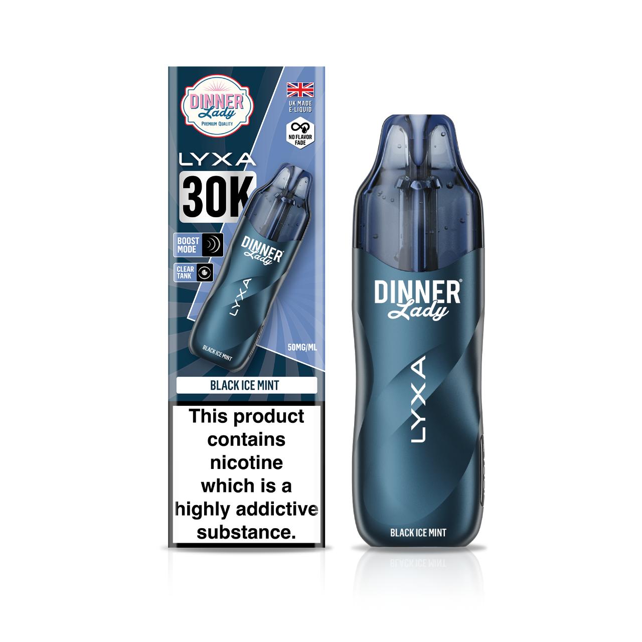 Dinner Lady LYXA 30K Puff Disposable Black Ice Mint Dinner Lady LYXA 30K Puff Disposable Black Ice Mint