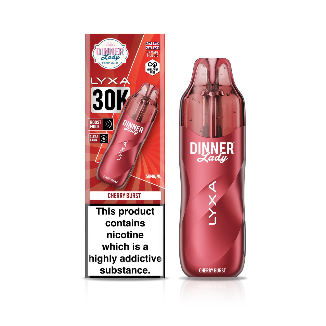 Dinner Lady LYXA 30K Puff Disposable Cherry Burst Dinner Lady LYXA 30K Puff Disposable Cherry Burst