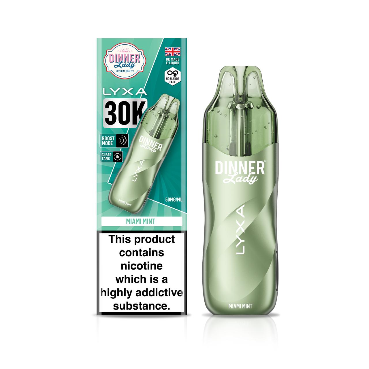 Dinner Lady LYXA 30K Puff Disposable Miami Mint Dinner Lady LYXA 30K Puff Disposable Miami Mint