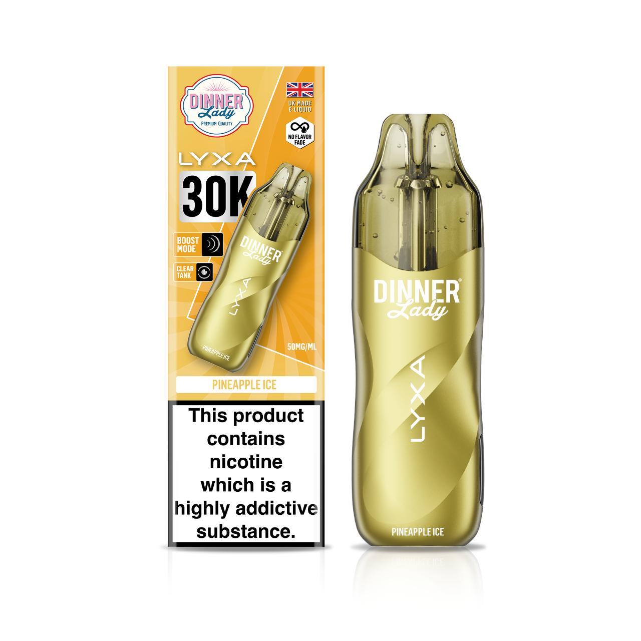 Dinner Lady LYXA 30K Puff Disposable Pineapple Ice Dinner Lady LYXA 30K Puff Disposable Pineapple Ice