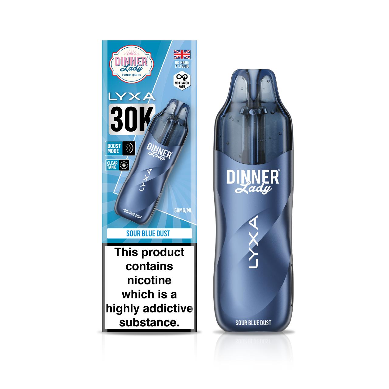 Dinner Lady LYXA 30K Puff Disposable Sour Blue Dust Dinner Lady LYXA 30K Puff Disposable Sour Blue Dust
