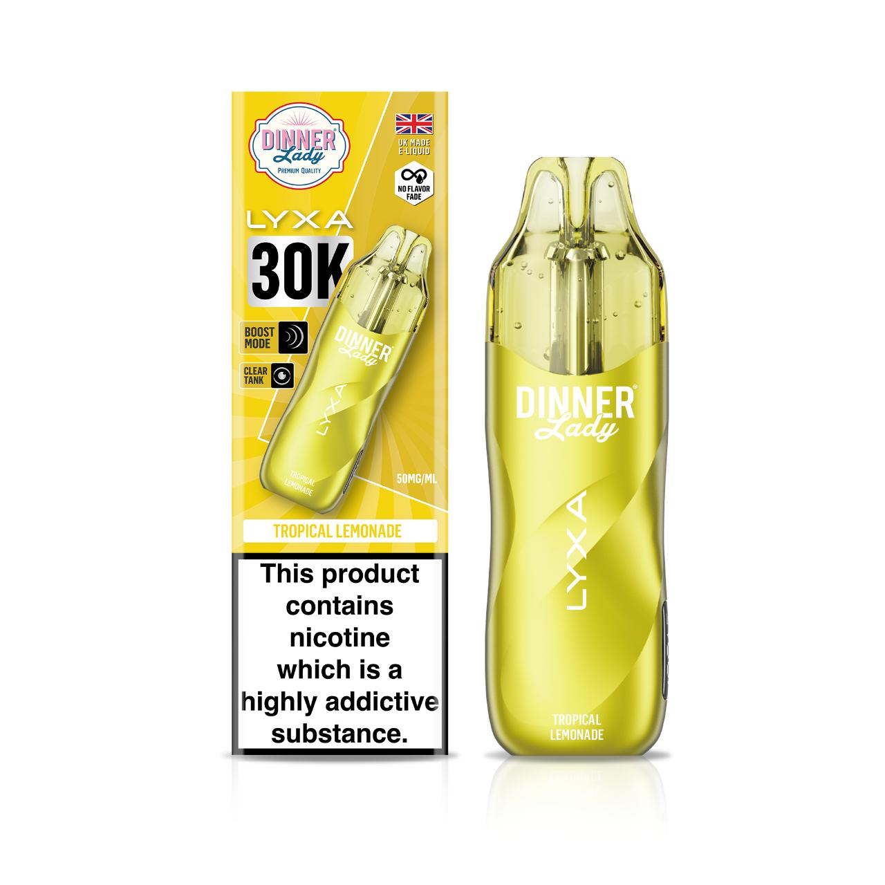 Dinner Lady LYXA 30K Puff Disposable Tropical Lemonade Dinner Lady LYXA 30K Puff Disposable Tropical Lemonade
