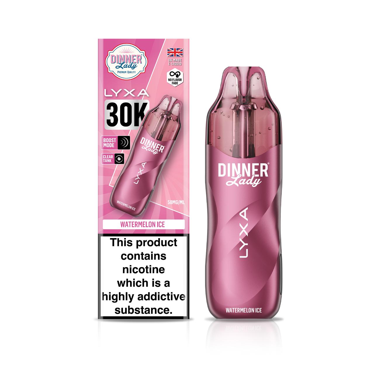 Dinner Lady LYXA 30K Puff Disposable Watermelon Ice Dinner Lady LYXA 30K Puff Disposable Watermelon Ice