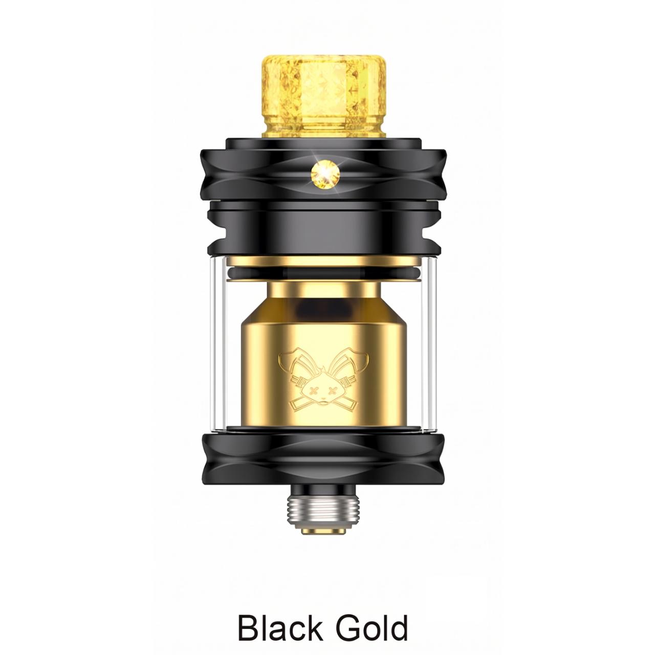 HellVape Dead Rabbit Mini RTA Black Gold HellVape Dead Rabbit Mini RTA Black Gold