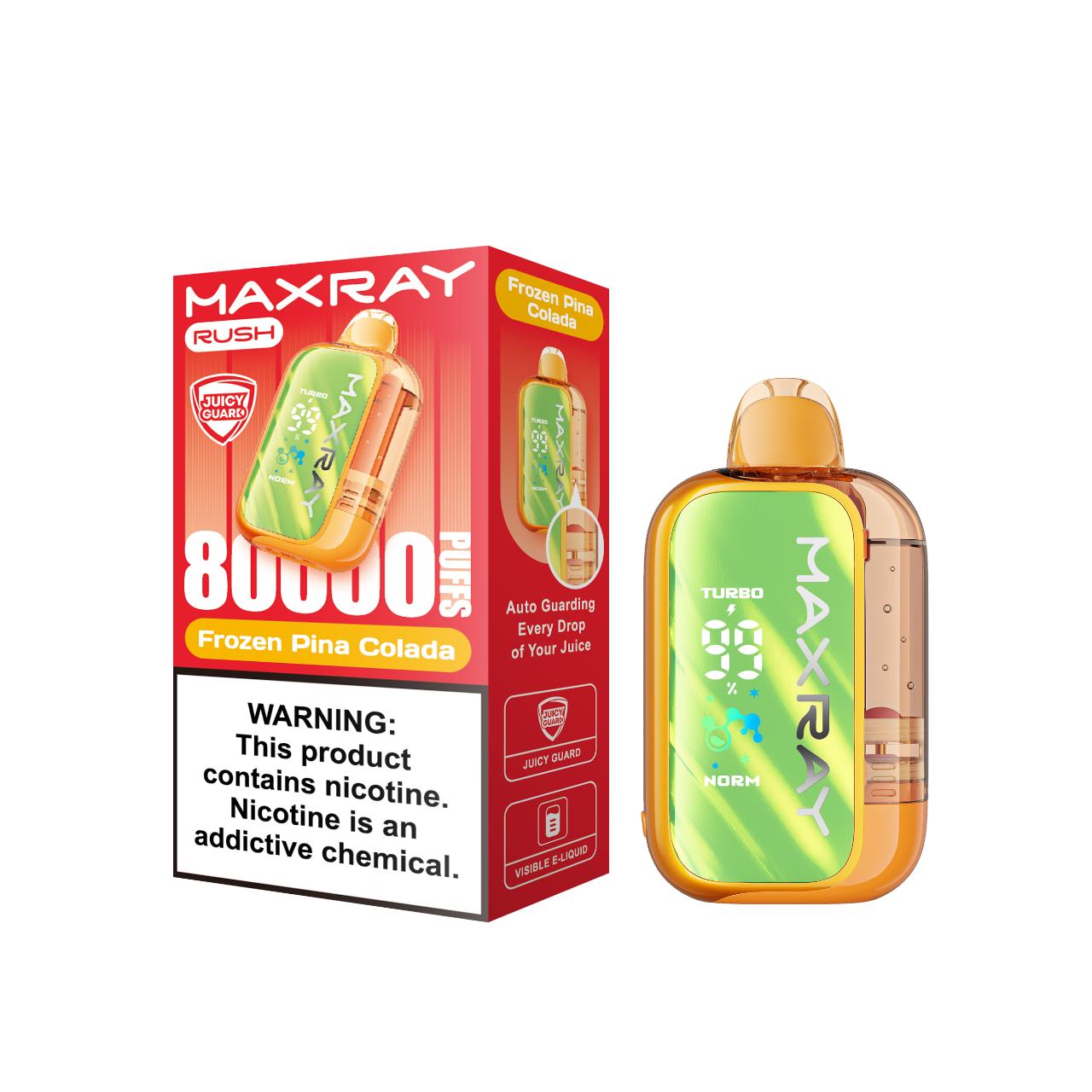 MAXRAY RUSH 80K Puff Disposable Frozen Pina Colada MAXRAY RUSH 80K Puff Disposable Frozen Pina Colada
