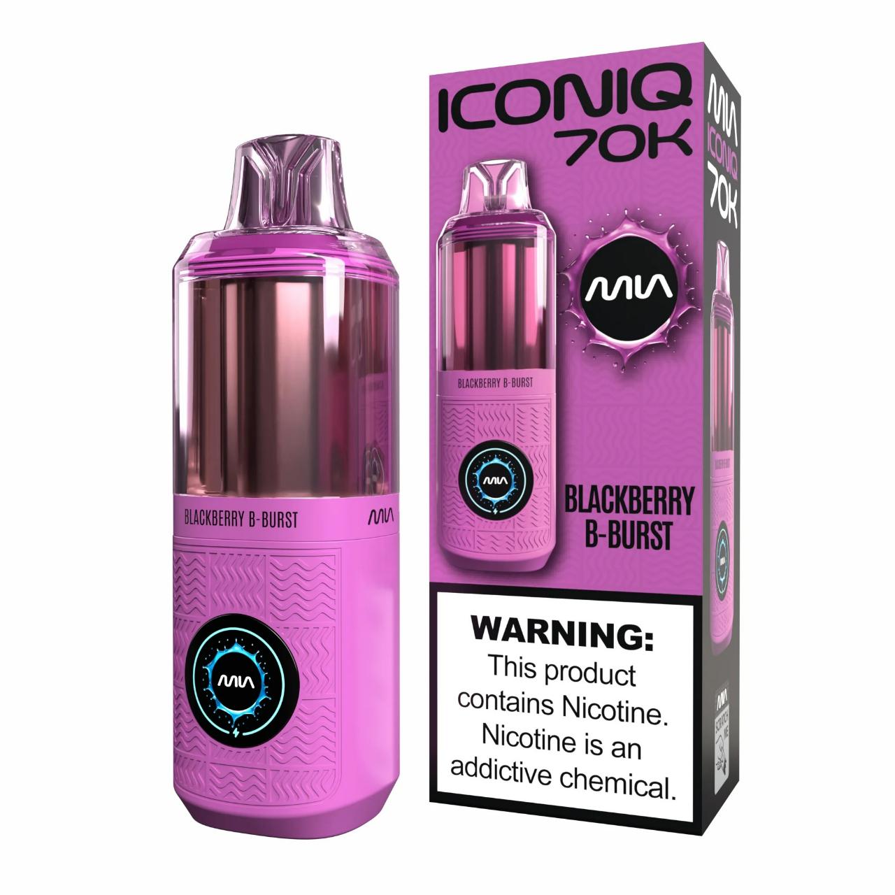 MIA Iconiq 70K Puff Disposable Blackberry B-Burst