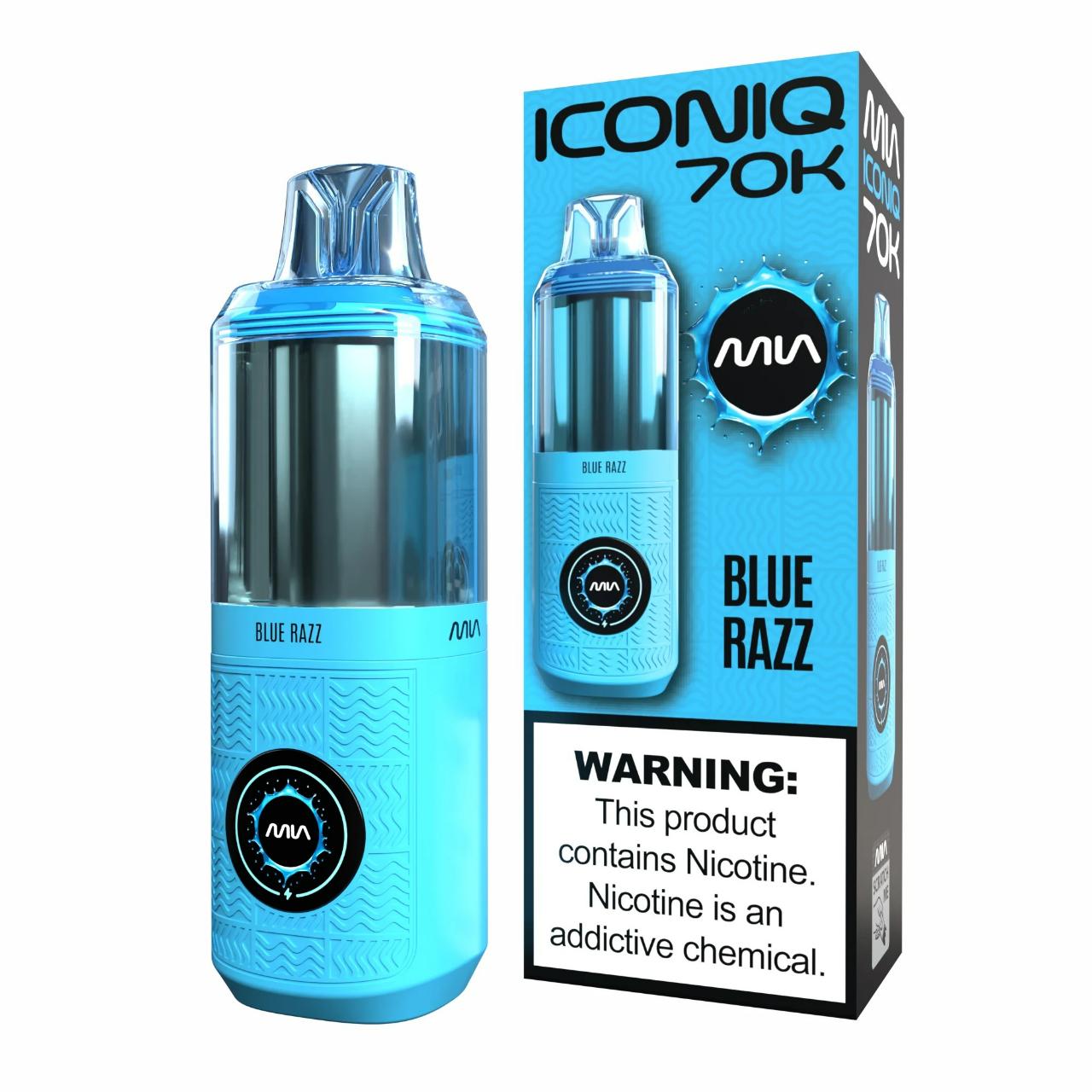 MIA Iconiq 70K Puff Disposable Blue Razz