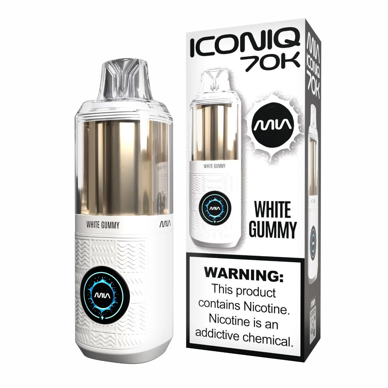MIA Iconiq 70K Puff Disposable White Gummy