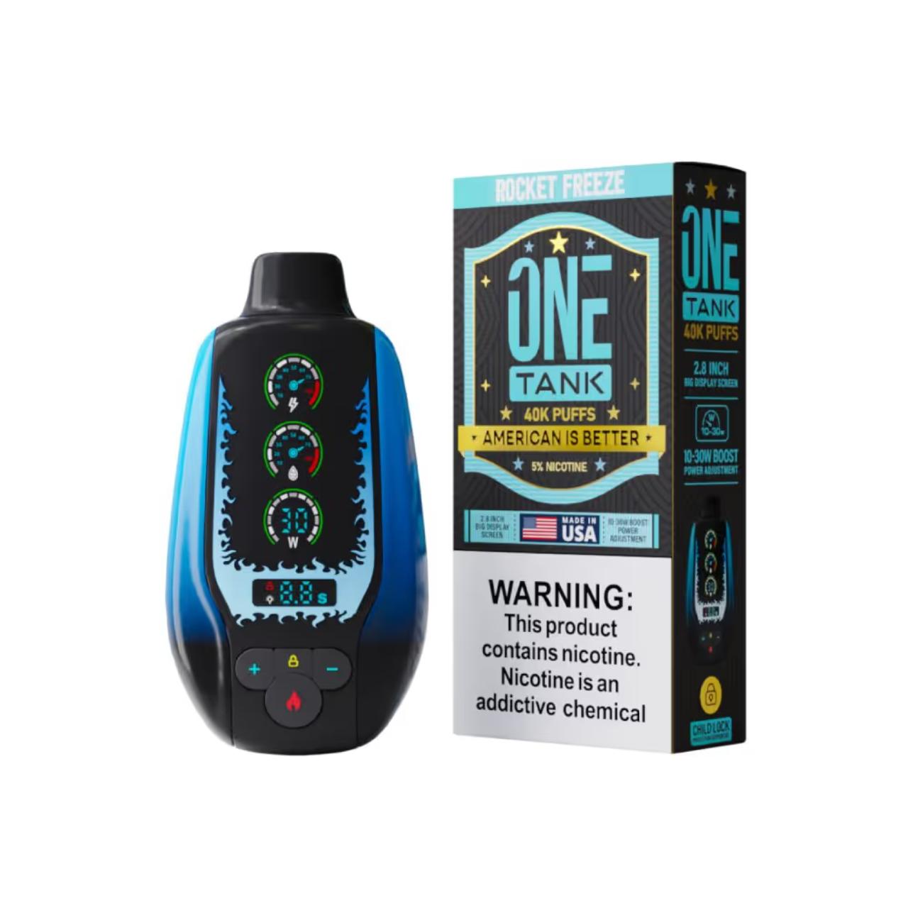 One Tank 40K Puff Disposable Rocket Freeze One Tank 40K Puff Disposable Rocket Freeze