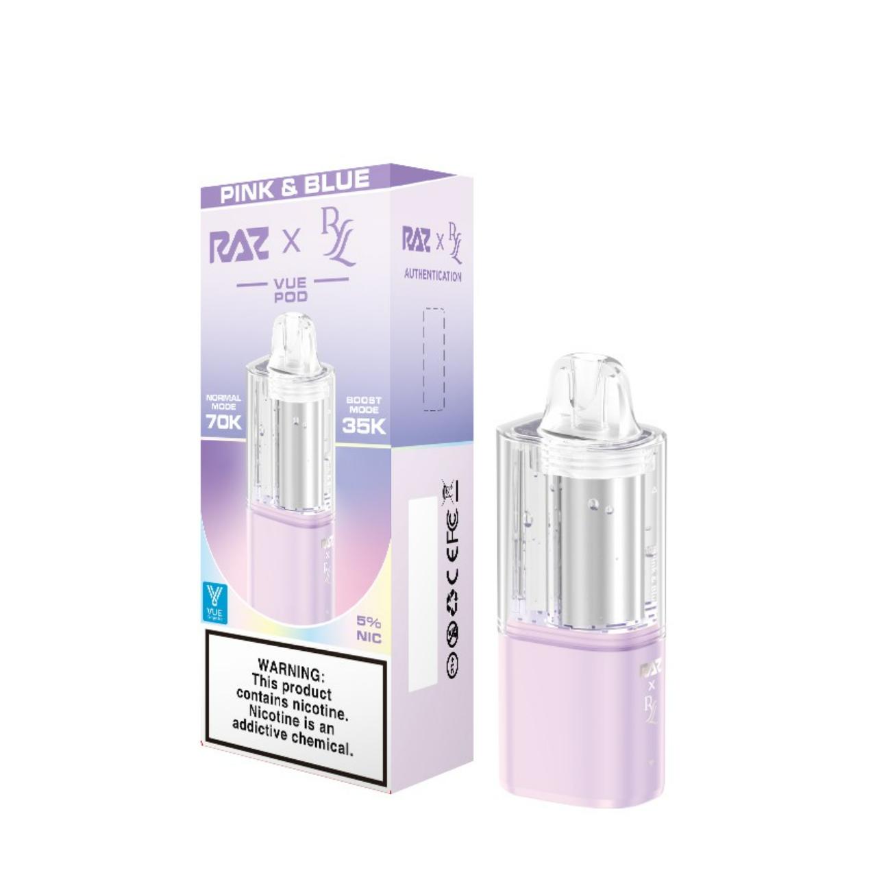 RAZ x RYL VUE 70K Replacement Pod Pink & Blue RAZ x RYL VUE 70K Replacement Pod Pink & Blue