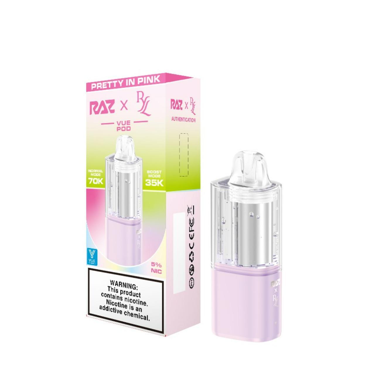 RAZ x RYL VUE 70K Replacement Pod Pretty In Pink RAZ x RYL VUE 70K Replacement Pod Pretty In Pink