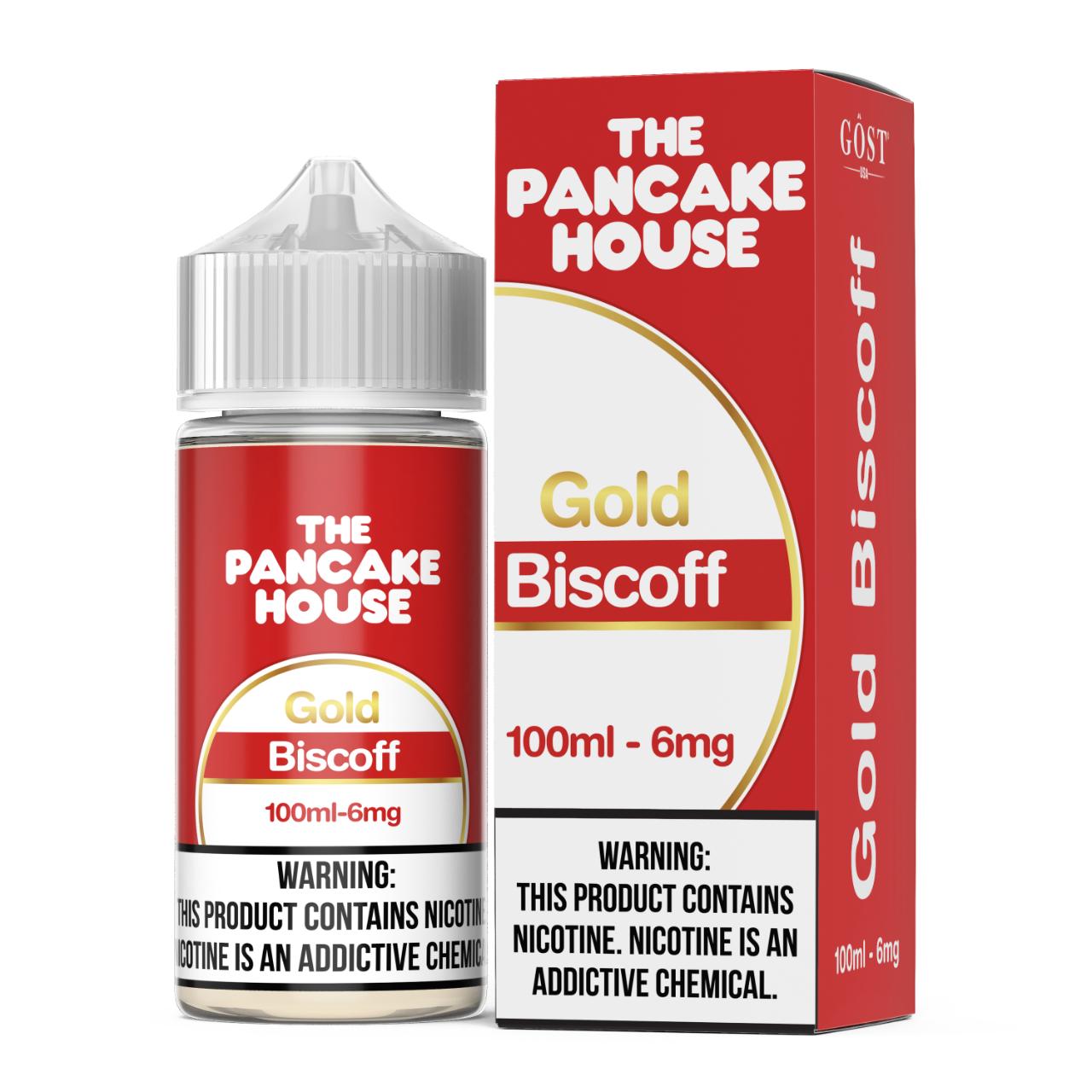The Pancake House Gold Biscoff 100ml E-Juice 6mg