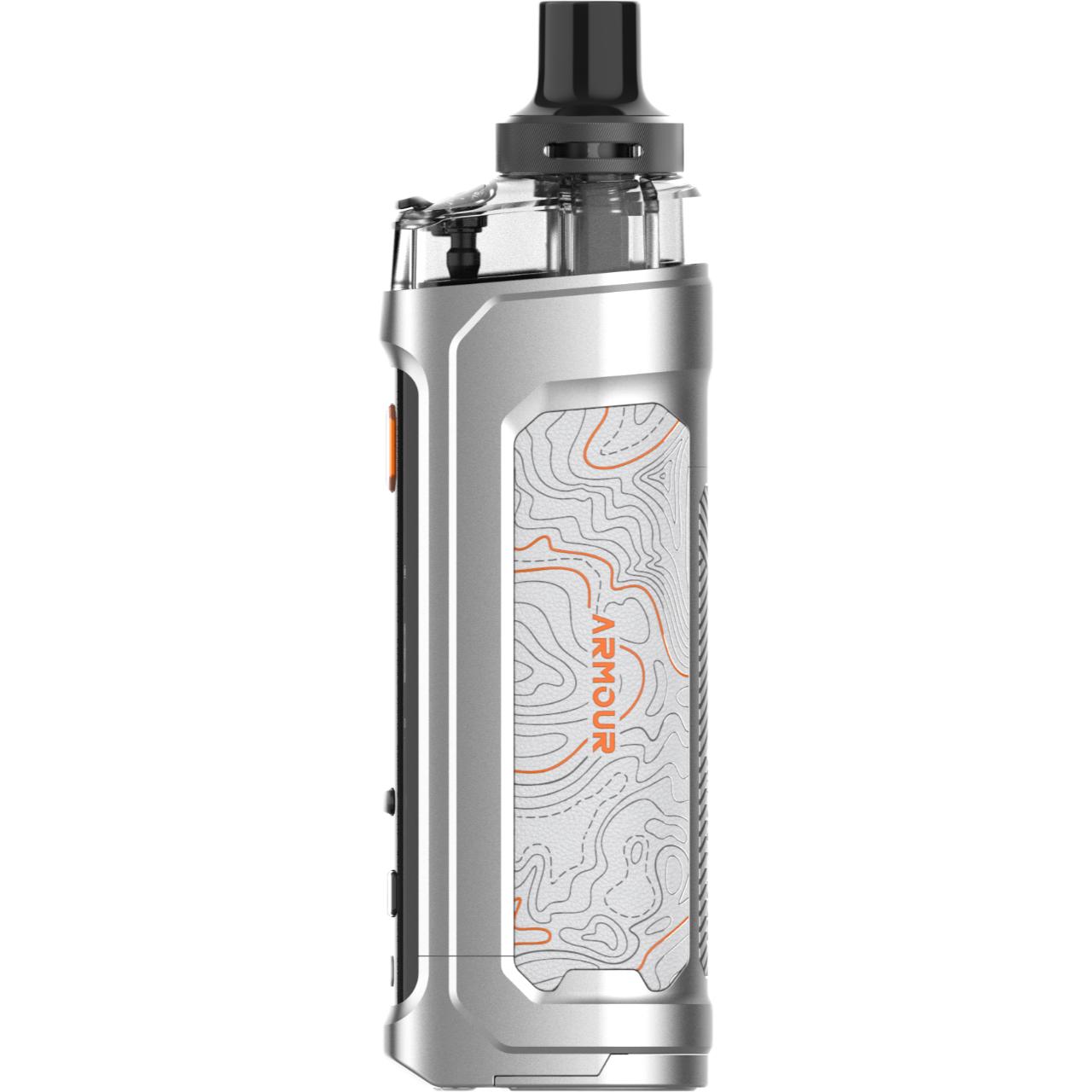 Vaporesso ARMOUR GS2 Kit Silver Topo Side Vaporesso ARMOUR GS2 Kit Silver Topo Side