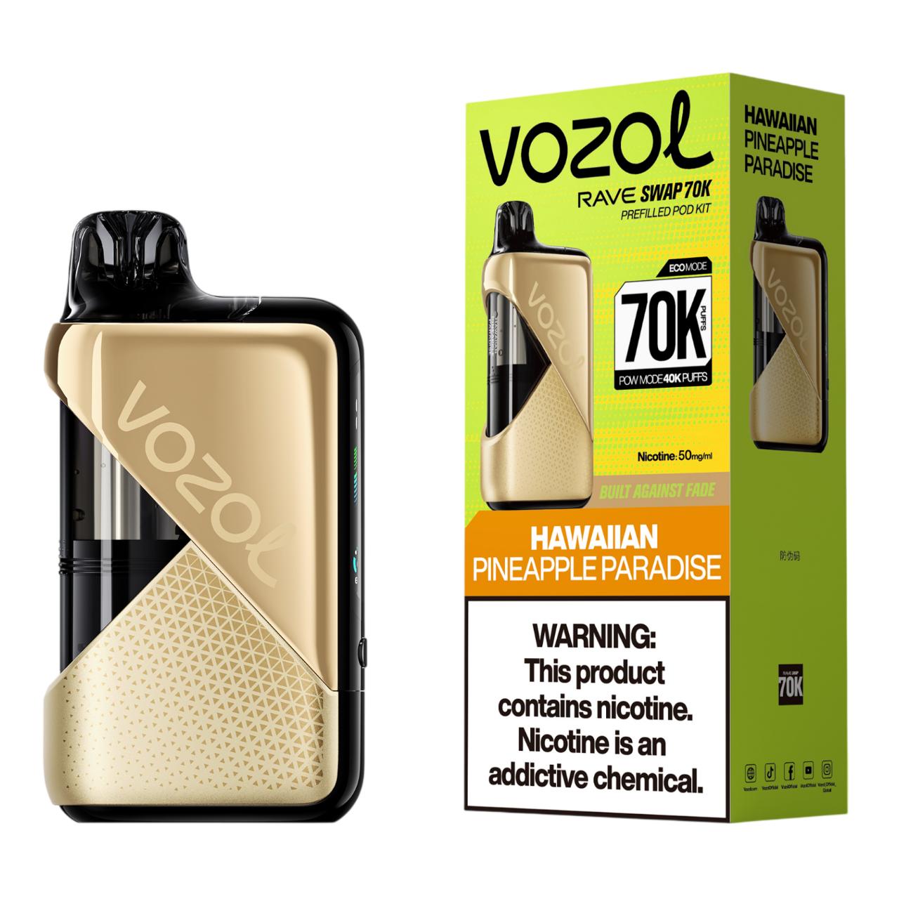 Vozol Rave Swap 70K Puff Disposable Hawaiian Pineapple Paradise