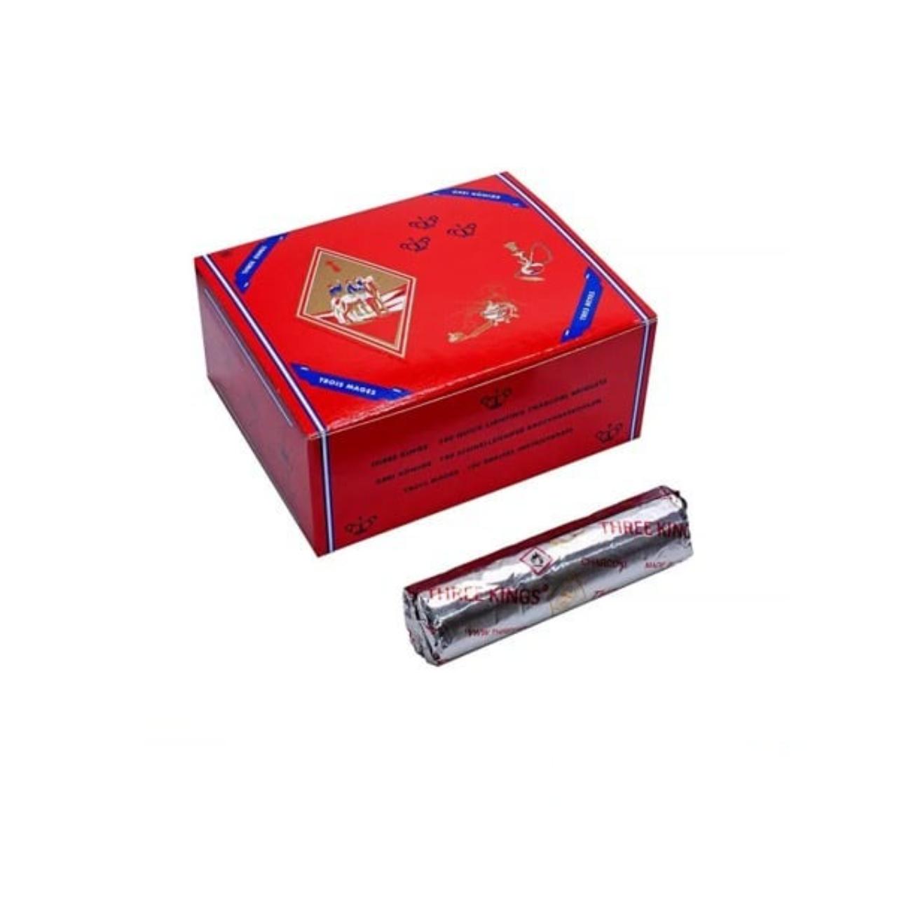 3 Kings Charcoal 10PC Box 40mm
