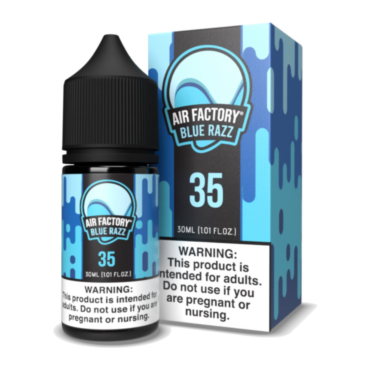 Air Factory Nixodine Salt 30ml E-Juice Blue Razz 35 MG