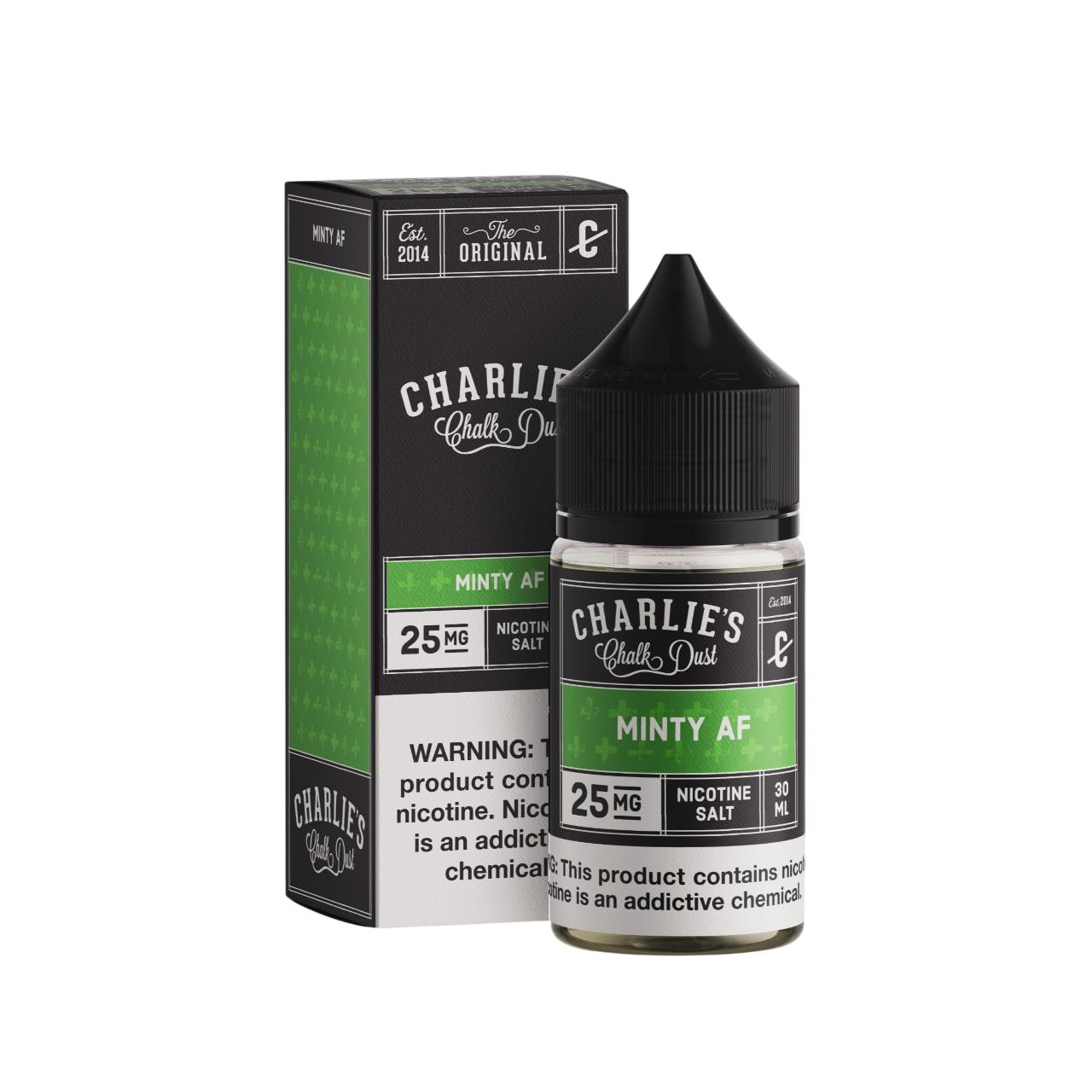 Charlie's Chalk Dust Minty AF Salts 30ml E-Juice Charlie's Chalk Dust Minty AF Salts 30ml E-Juice