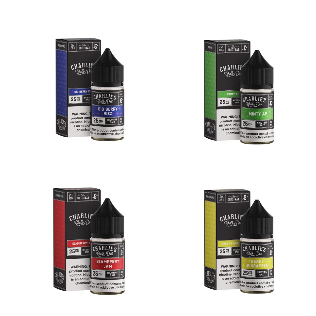 Charlie's Chalk Dust Salts 30ml E-Juice - 25 MG
