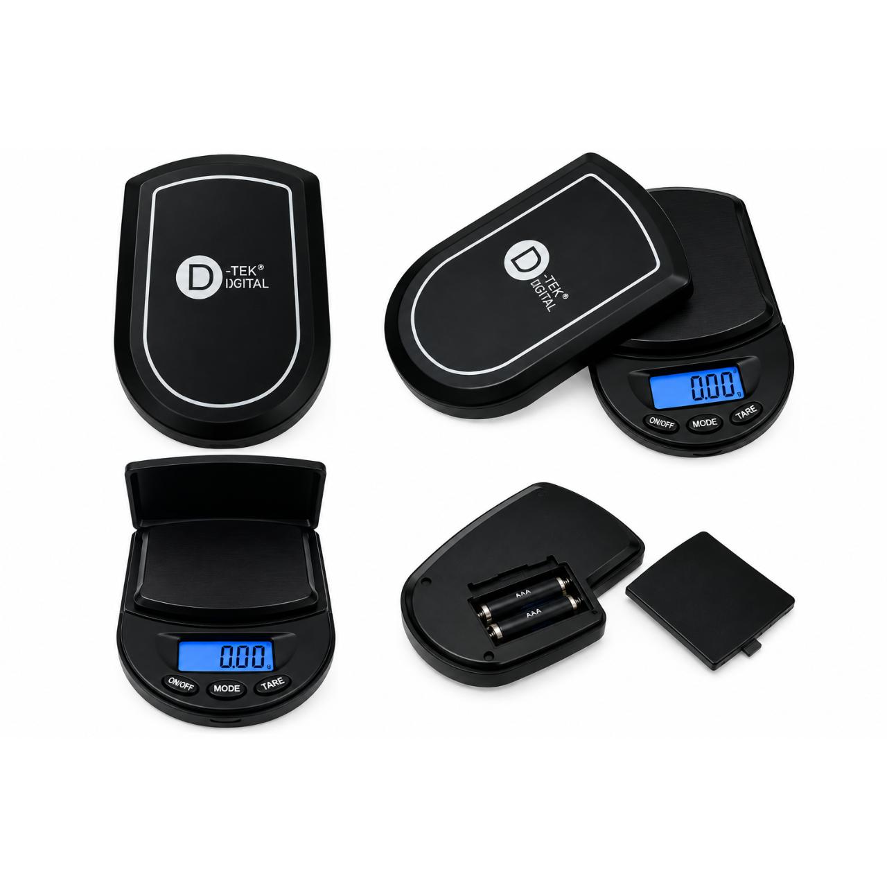 D-TEK DIGITAL SCALE 200G X 0.01G - BLACK - DT-A201-BLK