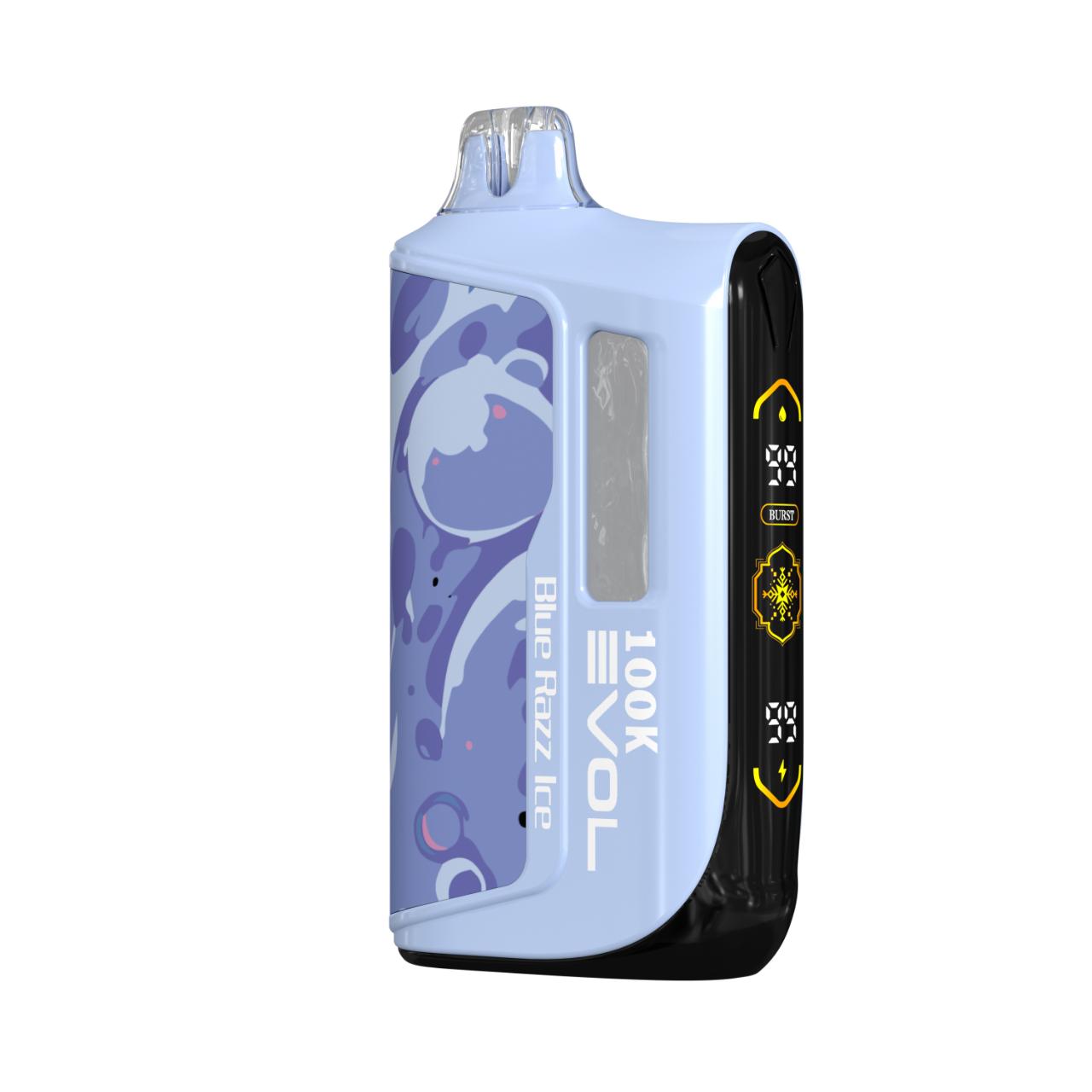 EVOL 100K Puff Disposable Blue Razz Ice EVOL 100K Puff Disposable Blue Razz Ice