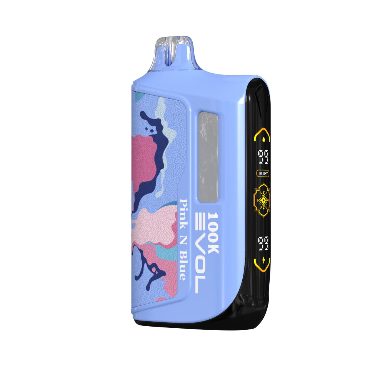 EVOL 100K Puff Disposable Pink N Blue EVOL 100K Puff Disposable Pink N Blue