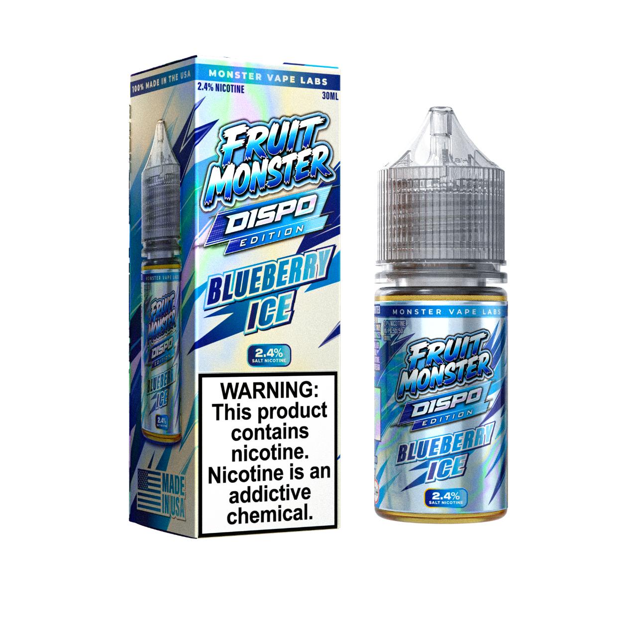 Fruit Monster Blueberry Ice Dispo Edition Salt 30ml E-Juice Fruit Monster Blueberry Ice Dispo Edition Salt 30ml E-Juice