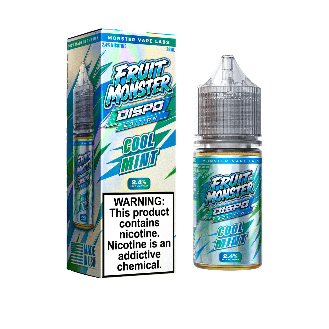Fruit Monster Cool Mint Dispo Edition Salt 30ml E-Juice Fruit Monster Cool Mint Dispo Edition Salt 30ml E-Juice