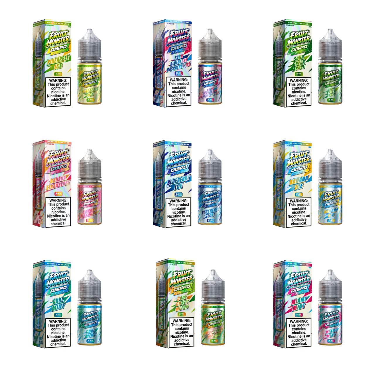 Fruit Monster Dispo Edition Salt 30ml E-Juice Fruit Monster Dispo Edition Salt 30ml E-Juice
