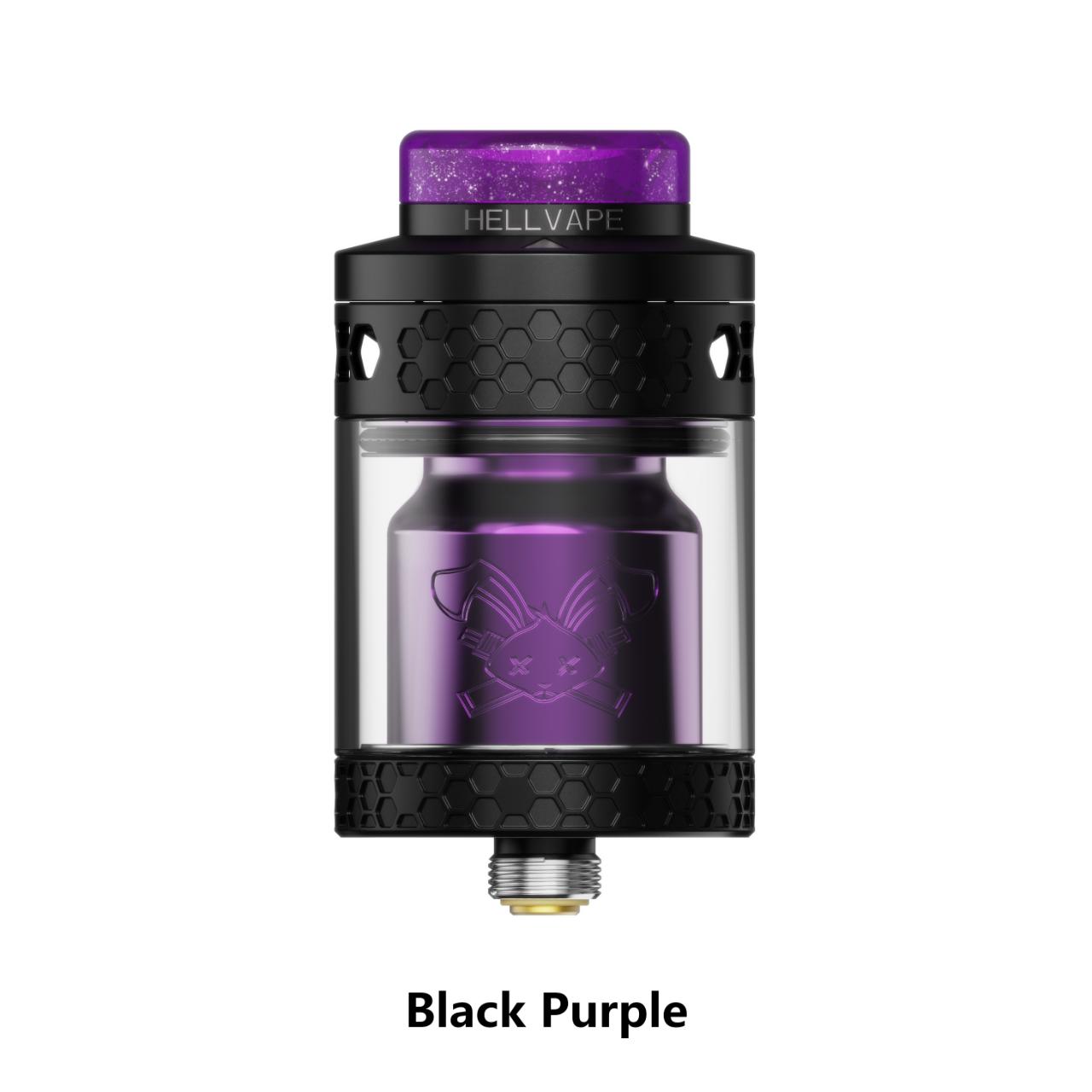 HellVape Dead Rabbit 4 RTA Black Purple HellVape Dead Rabbit 4 RTA Black Purple