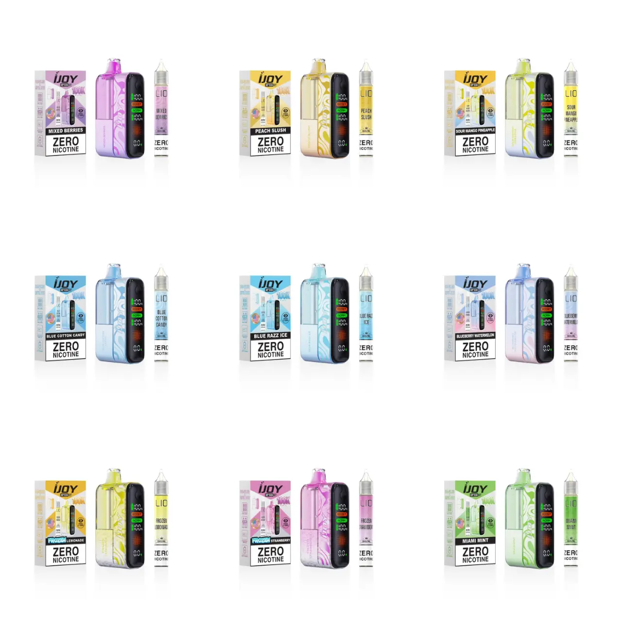 IJoy XP 100000 Puffs Zero Nicotine Disposable Kit15ml Bottle