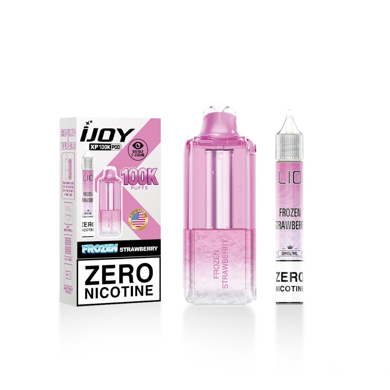 IJoy XP100K 15ml Bottle Zero Nicotine Pre-filled Replacement Pod – 1PK FROZEN Strawberry IJoy XP100K 15ml Bottle Zero Nicotine Pre-filled Replacement Pod – 1PK FROZEN Strawberry