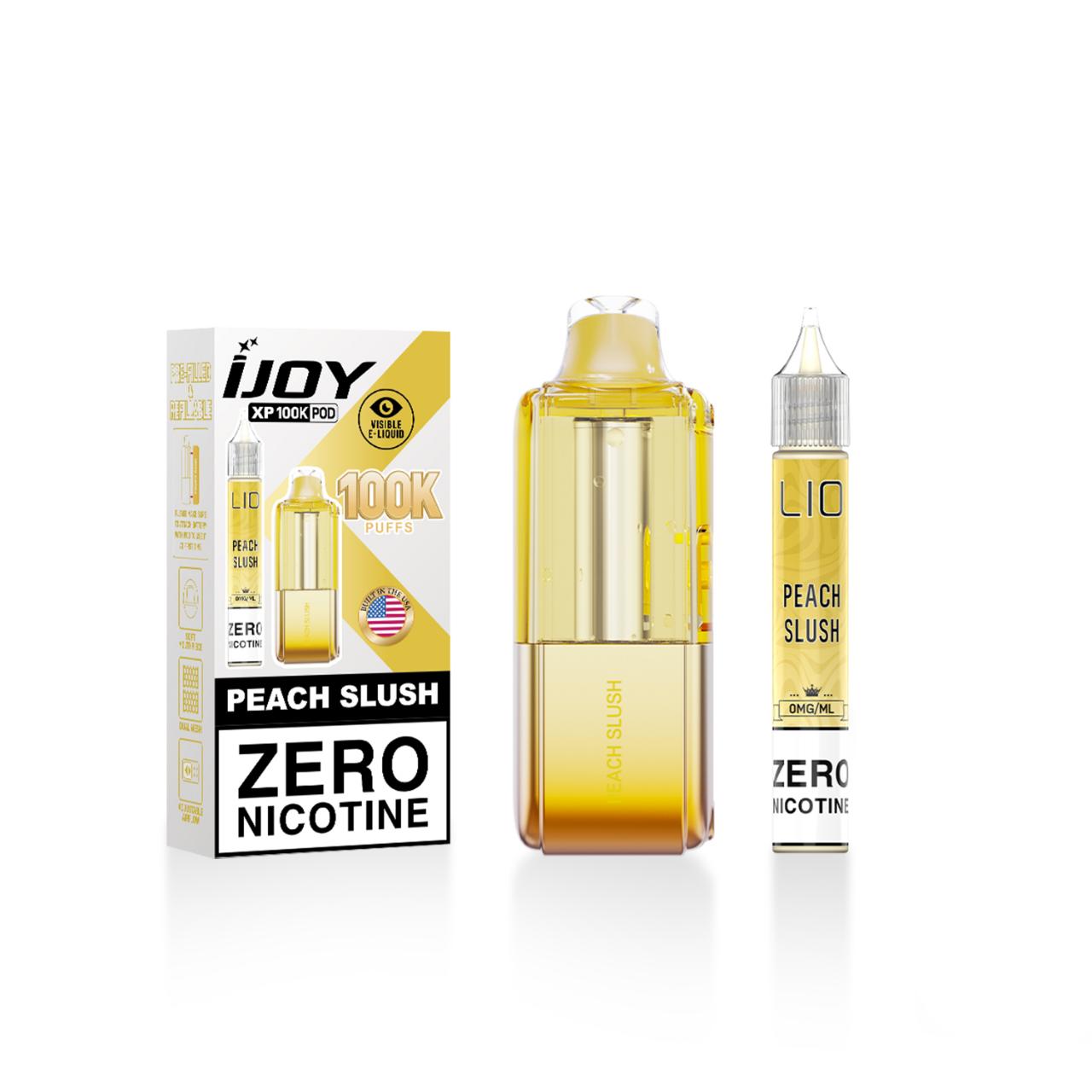 IJoy XP100K 15ml Bottle Zero Nicotine Pre-filled Replacement Pod – 1PK PEACH SLUSH IJoy XP100K 15ml Bottle Zero Nicotine Pre-filled Replacement Pod – 1PK PEACH SLUSH